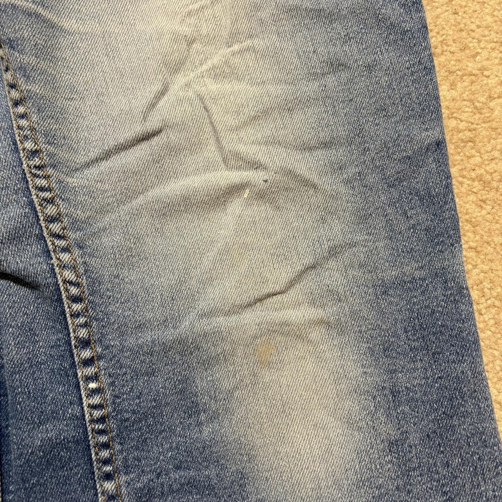 Vtg 80s Levis Jeans Mens 36x28.5 Blue Tab Relaxed Straight Denim USA Skosh Faded - Picture 16 of 16